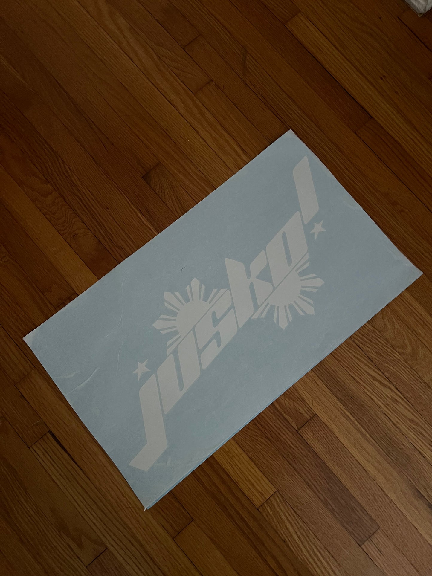 JUSKO SUN REAR BANNER